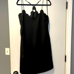 J. Crew Scalloped Slip Dress